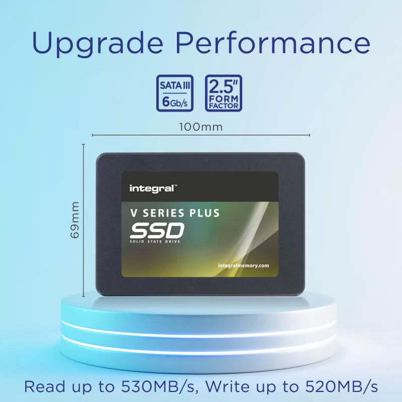 Integral 1TB - 1024GB SSD 2,5 inch SATA 3 R-550MB/s W-520MB/s TBW 300 V SERIES 2 PLUS