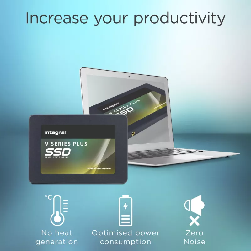 Integral 1TB - 1024GB SSD 2,5 inch SATA 3 R-550MB/s W-520MB/s TBW 300 V SERIES 2 PLUS