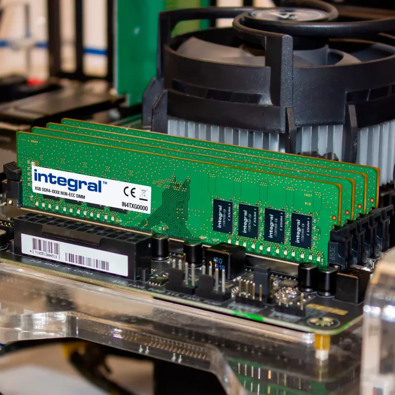Integral 32GB PC-RAM-MODULE DDR4 3200MHZ PC4-25600 UNBUFFERED NON-ECC DIMM 1.2V 2GX8 CL22
