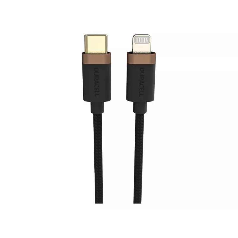 Duracell USB9022A Lightning-kabel zwart