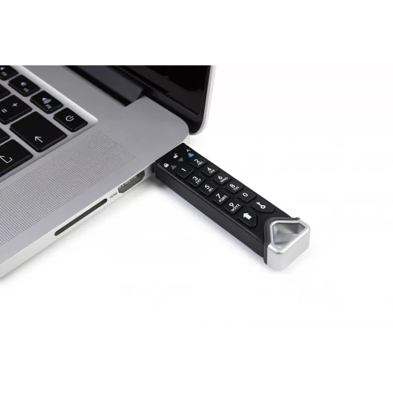 iStorage datAshur PRO2 512 GB | Veilige USB-stick | FIPS 140-2 Level 3 gecertificeerd | AES-XTS 256-bits hardwareversleuteling | Wachtwoordbeveiligd | Stof-/waterbestendig |