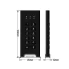 iStorage diskAshur M² SSD 240 GB | Veilige draagbare solid-state-drive | FIPS 140-3 Level 3 conform | Common Criteria EAL 5+ | Besturingssysteem- en platformonafhankelijk | AVG-, TAA-conform | Bescherming tegen brute-force-aanvallen | Stof- en waterbestendig