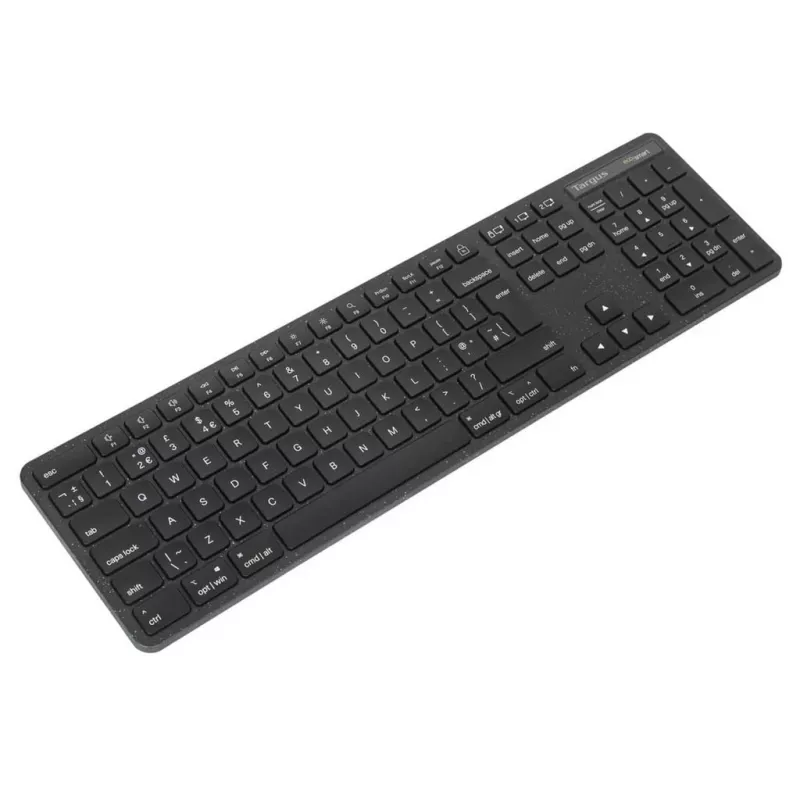 Targus EcoSmart AKB873FR toetsenbord universeel RF draadloos + Bluetooth AZERTY Frans zwart