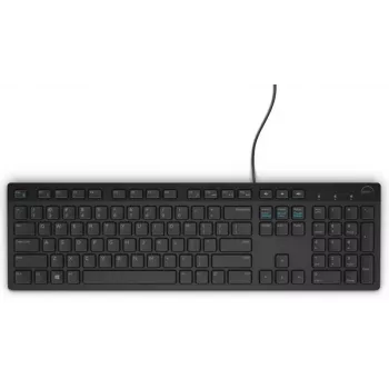 DELL bedrade toetsenbord - KB216 - Italiaans (QWERTY) - zwart, full-size (100%), bedraad, USB, QWERTY, zwart