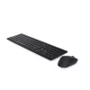 DELL Pro toetsenbord en muis - KM5221W - Belgisch (AZERTY) - zwart