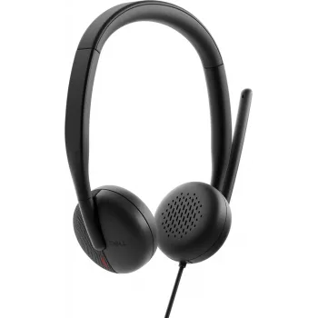 DELL Pro kabelheadset – WH3024, bedraad, bellen/muziek, 20 – 20000 Hz, 110 g, headset, zwart