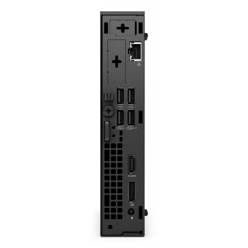 DELL Pro QCM1250 Intel® Core™ i3 i3-14100T 8 GB DDR5-SDRAM 512 GB SSD Windows 11 Pro micro-pc mini-pc zwart