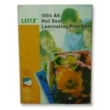 Leitz iLAM Premium glanzende A6-lamineerhoezen, 125 micron, pak van 100 stuks