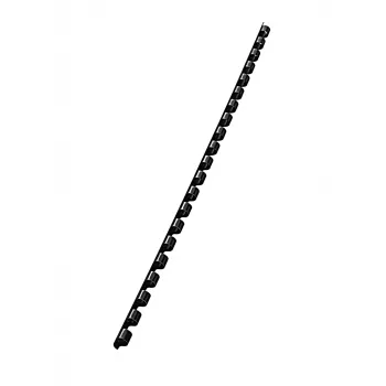 Leitz Spines kunststof 6 mm comBIND, zwart, 25 bladen, kunststof, A4, 6 mm, 6 mm