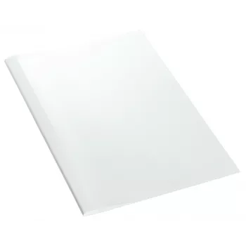Leitz inbindmappen thermo standaard 1,5 mm, A4, karton, PVC, transparant, wit, 15 bladen, 240 g/m², 80 g/m²