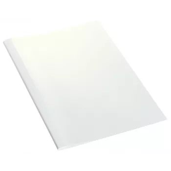 Leitz inbindomslagen thermo standaard 6 mm, A4, karton, polyvinylchloride (PVC), wit, 60 bladen, 240 g/m², 6 mm