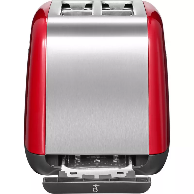 KitchenAid 5KMT221EER 7 2 sneetjes 1100 W rood, roestvrijstaal