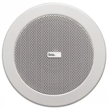 Biamp Commercial CM4 4-inch dual-cone luidspreker wit, 1-weg, bedraad, 15 W, 100 - 20000 Hz, 16 Ω, wit