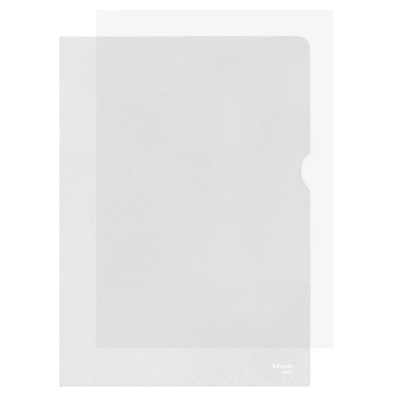 Esselte ordner 120my A4, A4, polyvinylchloride (PVC), transparant, 220 mm, 307 mm, 1 mm