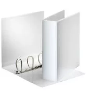 Esselte Panorama ordner FSC® A4 4DR/60 mm, A4, D-ring, kunststof, wit, 650 vel, 6 cm