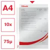 Esselte Pocket 75my A4, 210 x 297 mm (A4), transparant, polypropyleen (PP), staand, boven, 0,075 mm