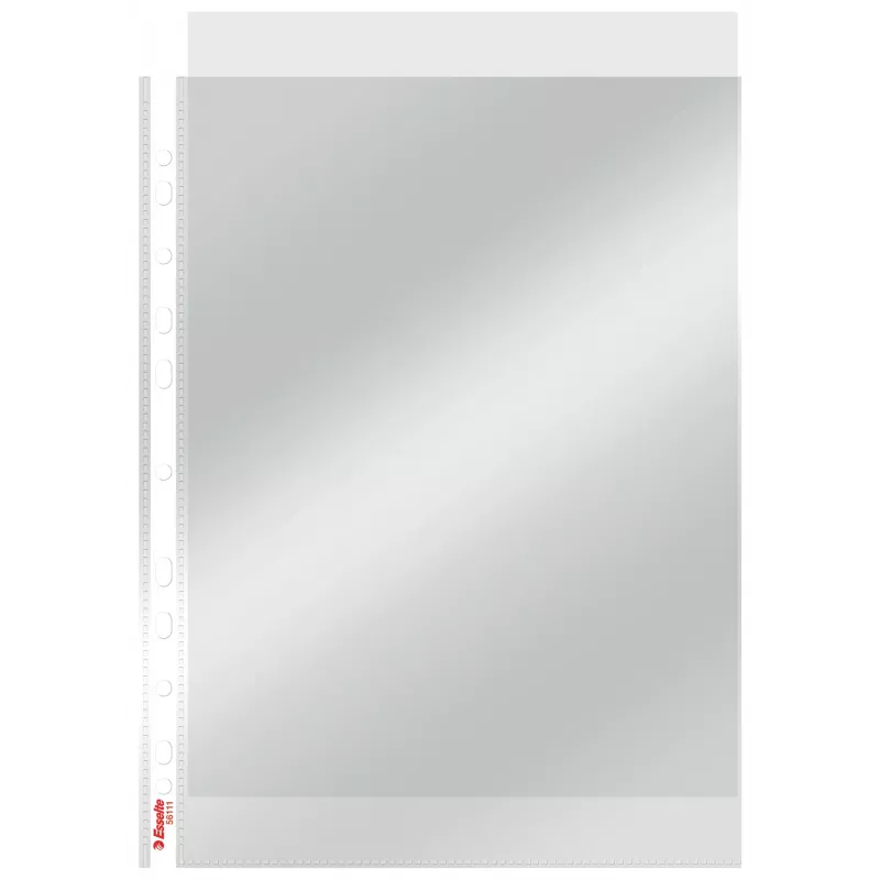 Esselte Pocket 75my A4, 210 x 297 mm (A4), transparant, polypropyleen (PP), staand, boven, 0,075 mm