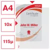 Esselte Premium insteekhoes A4, boven en links open, 30% pre-consumer gerecycled kunststof