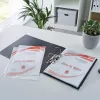 Esselte Premium insteekhoes A4, boven en links open, 30% pre-consumer gerecycled kunststof