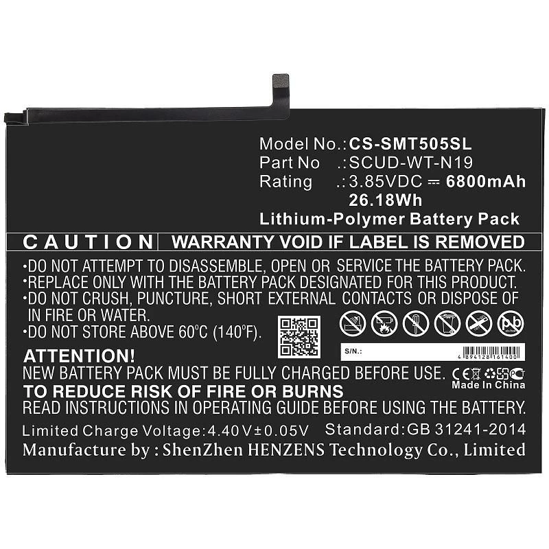 CoreParts MBXTAB-BA100 tablet-vervangingsaccu