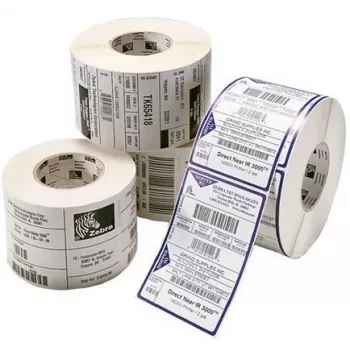 Zebra 8000T Lab Resist - polyester - permanente acryllijm - wit - 22 x 18 mm 9807 etiket(ten) (3 rol(len) x 3269) etiketten