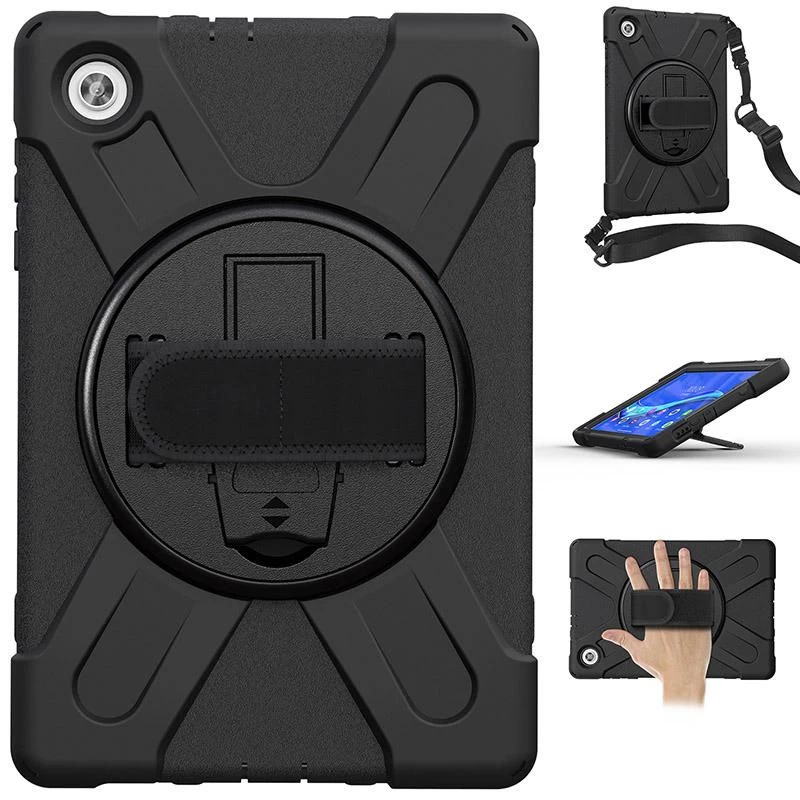 eSTUFF AUSTERN Defender-hoes voor Lenovo TAB M10 FHD Plus – zwart