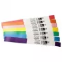 Zebra Z-Band UltraSoft paars, wit ziekenhuisarmband