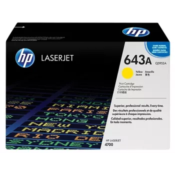 HP 643A tonercartridge origineel geel