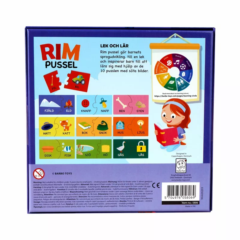 Barbo Toys puzzel Pädagoge bordspel