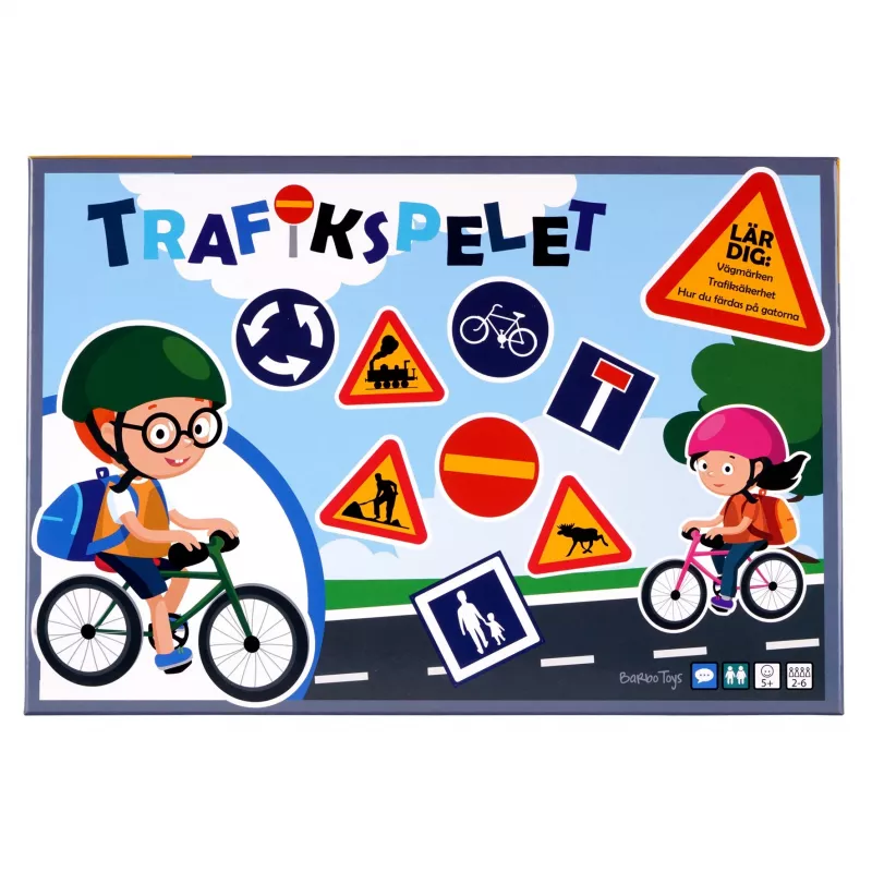 Barbo Toys verkeersspel bordspel leren