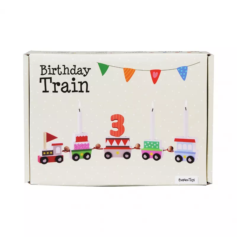 Barbo Toys 6098 partyspel/speelgoed verjaardagstrein