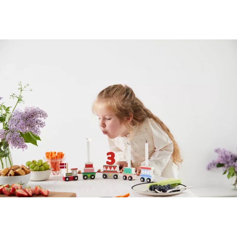 Barbo Toys 6098 partyspel/speelgoed verjaardagstrein