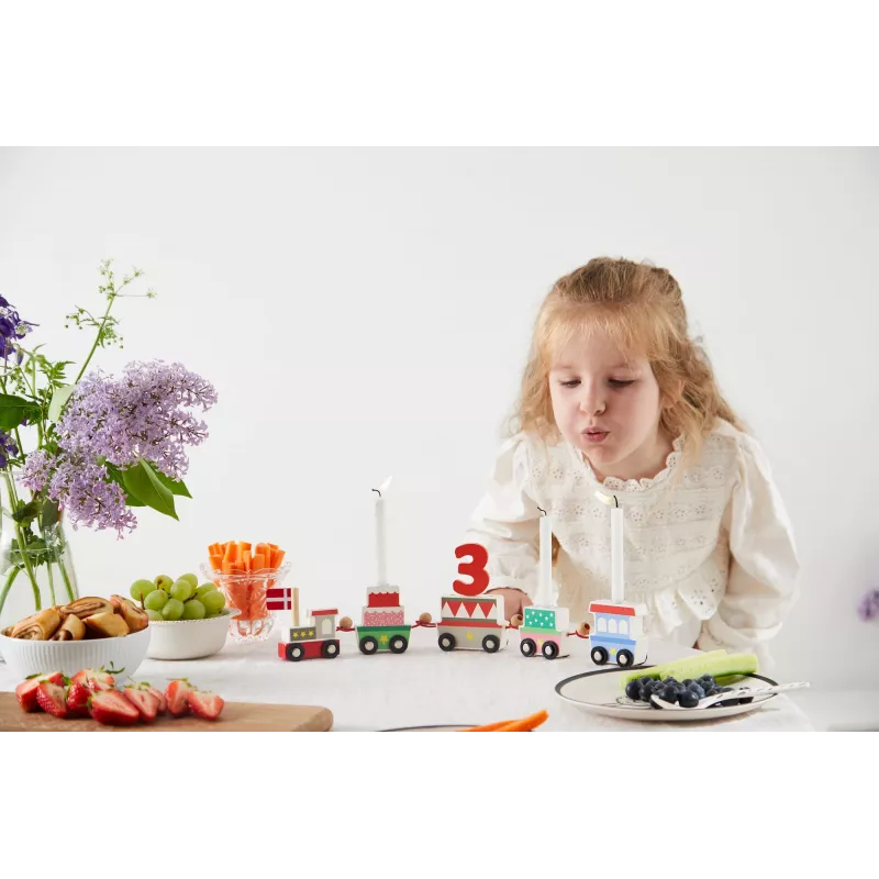 Barbo Toys 6098 partyspel/speelgoed verjaardagstrein