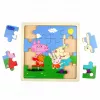 Barbo Toys 9030 puzzel houten puzzel 16 stk. tekenfilm