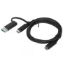 Lenovo 03X7470 USB-kabel 1 m USB A/USB C USB C zwart