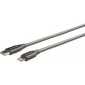 eSTUFF ES602160 Lightning-kabel 1 m roestvrij staal