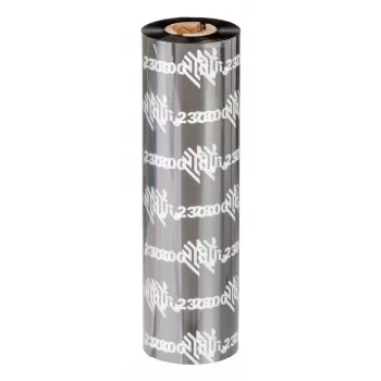 Zebra 2300 Wax thermisch transferlint, zwart, 110 mm x 450 m, doos van 12 (02300BK11045)