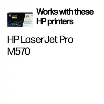 HP 507A geel origineel LaserJet-tonerpatroon, 6000 pagina's, geel, 1 st.