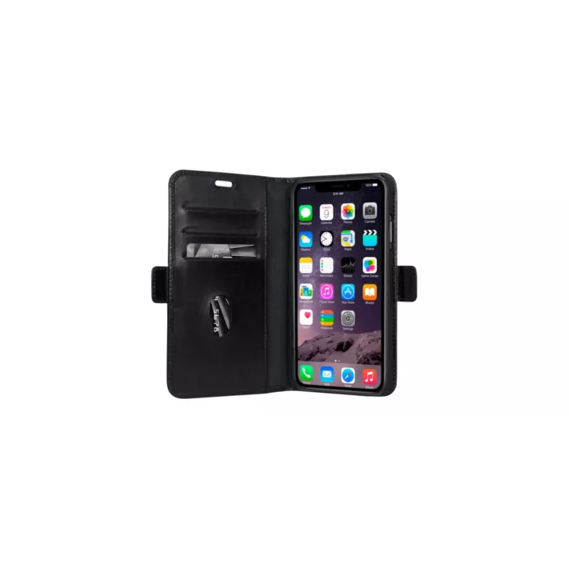 Folio case dbramante1928 iPhone Xs Max zwart desktop stand