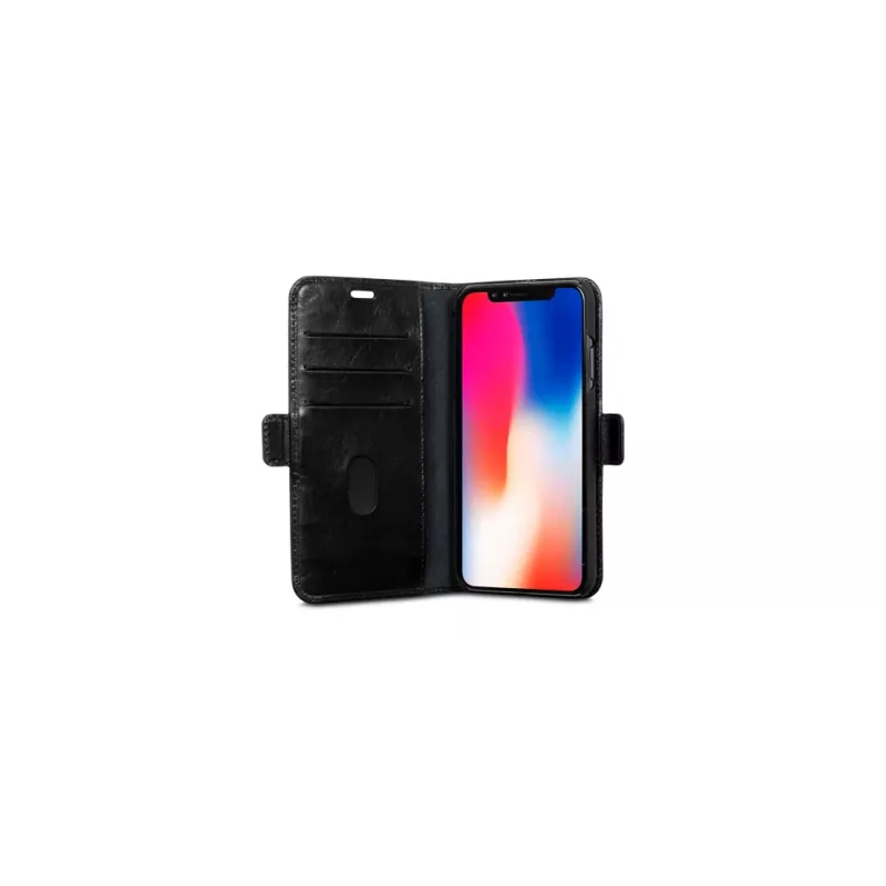 Folio case dbramante1928 iPhone Xs Max zwart desktop stand