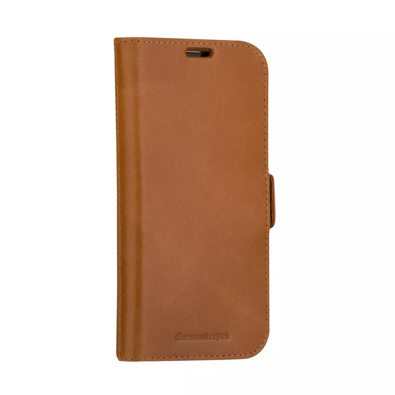dbramante1928 Copenhagen – iPhone 15 Plus – Tan, folio, Apple, iPhone 15 Plus, bruin
