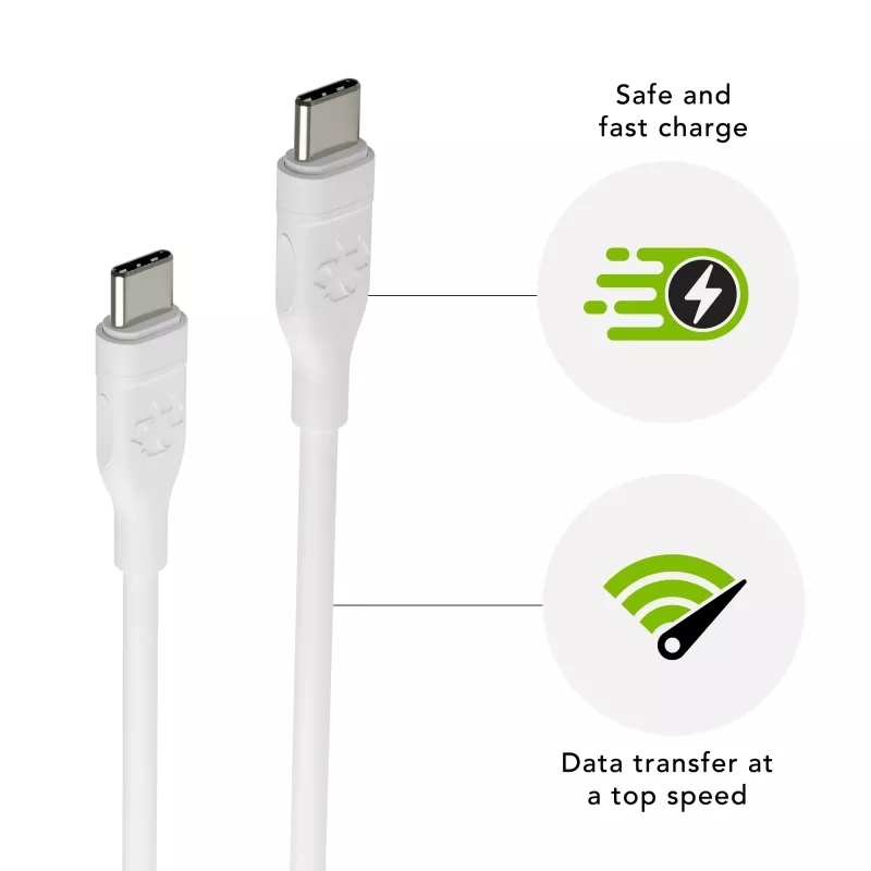 USB-C-naar-USB-C-kabel dbramante1928 Bulk kabel 1,2 m, 0,48 Gbit/s, wit