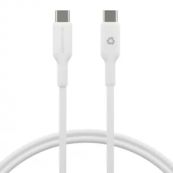 USB-C-naar-USB-C-kabel 1 m van d bramante – wit