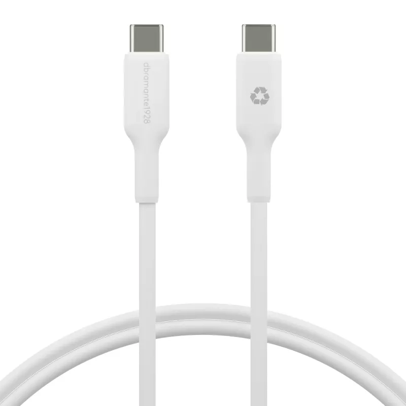 USB-C-naar-USB-C-kabel 1 m van d bramante – wit