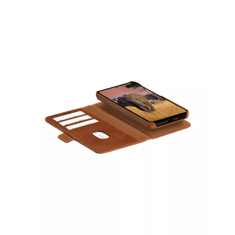 Wallet Case dbramante1928 Lynge voor Samsung Galaxy S24+ — leer, Tan, 6,7 inch
