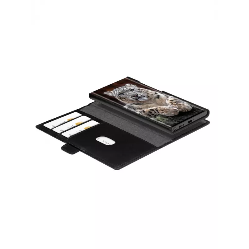 Wallet Case dbramante1928 Galaxy S24 Ultra zwart 3 vakken voor kaarten