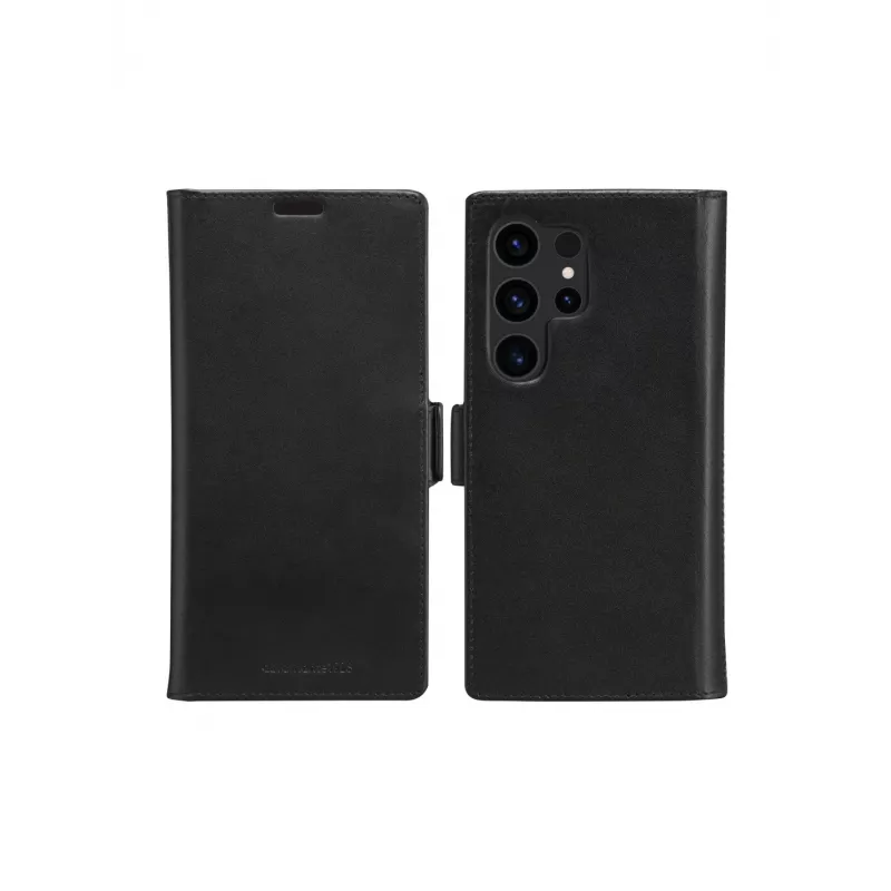 Wallet Case dbramante1928 Galaxy S24 Ultra zwart 3 vakken voor kaarten