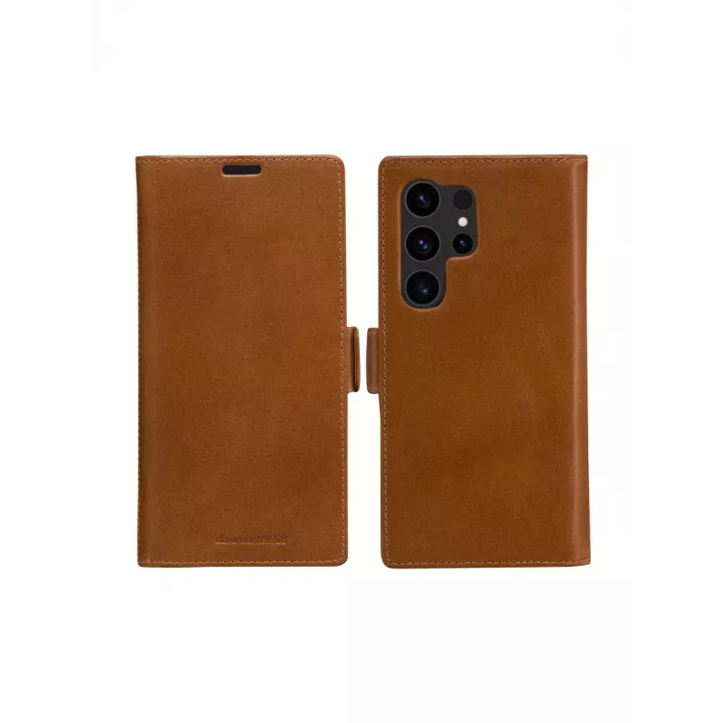 Wallet Case dbramante1928 Lynge voor Samsung Galaxy S24 Ultra — leer, Tan, 6,8 inch