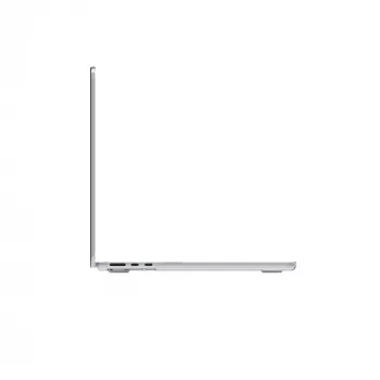 Hoes voor MacBook Air 13 inch (M2/M3) van d bramante — Iceland Clear, geschikt voor 33 cm scherm, 226 g