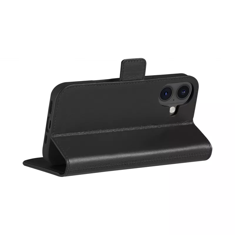 Folio Case dbramante1928 iPhone 16 zwart 3 vakken voor kaarten